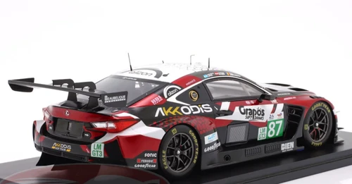 1/18 Spark Lexus RC F LMGT3 No.87 AKKODIS ASP TEAM Le Mans 24H 2025 P. Umbrarescu - J. Lopez - C. Schmid Car Model