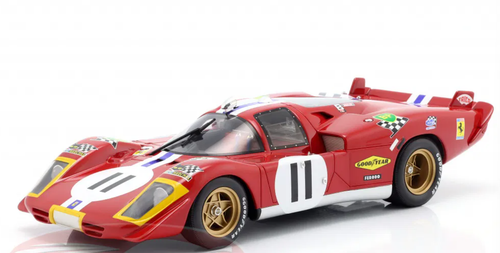 1/18 Werk83 1970 Ferrari 512S #11 4th 24h LeMans North American Racing Team Ronnie Bucknum, Sam Posey Diecast Car Model 1/18 Werk83 1970 Ferrari 512S #11 4th 24h LeMans North American Racing Team Ronnie Bucknum, Sam Posey Diecast Car Model