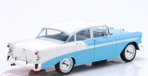 1/24 WhiteBox 1956 Chevrolet Bel Air (Light Blue) Diecast Car Model 1/24 WhiteBox 1956 Chevrolet Bel Air (Light Blue) Diecast Car Model
