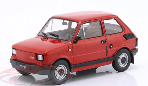 1/24 WhiteBox 1985 Fiat 126P (Red) Diecast Car Model 1/24 WhiteBox 1985 Fiat 126P (Red) Diecast Car Model