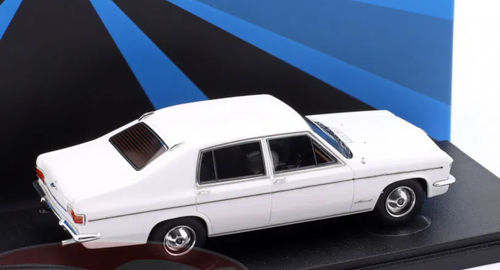 1/43 AutoCult 1972 Opel Admiral B hatchback limousine Vogt "ZDF-Coupe" (White) Car Model 1/43 AutoCult 1972 Opel Admiral B hatchback limousine Vogt "ZDF-Coupe" (White) Car Model