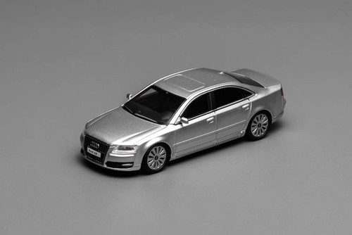 1/64 Motorhelix 2008 Audi S8 (D3) (Ice Silver Metallic) Car Model 1/64 Motorhelix 2008 Audi S8 (D3) (Ice Silver Metallic) Car Model