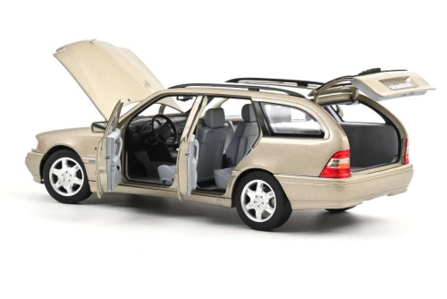 1/18 Norev 1997 Mercedes-Benz C-Class T-model (S202) (Smoke Silver) Diecast Car Model