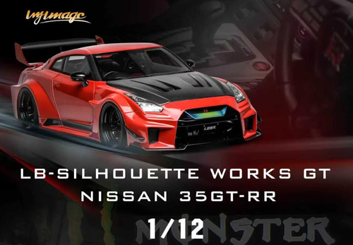 1/12 Ivy Nissan Skyline GT-R GTR R35 LB-Silhouette Works GT 35GT-RR (Red) Car Model Limited 20 Pieces 1/12 Ivy Nissan Skyline GT-R GTR R35 LB-Silhouette Works GT 35GT-RR (Red) Car Model Limited 20 Pieces