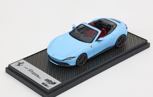 1/43 BBR Ferrari Roma Spider (Matte Blue La Plata) Car Model Limited 21 Pieces