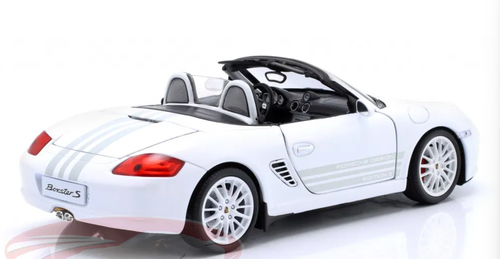1/18 Dealer Edition Porsche Boxster S Spider Design Edition 2 (White) Diecast Car Model