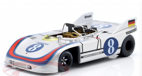 1/18 Werk83 1971 Porsche 908/03 #8 Martini Racing Targa Florio Martini Team Gérard Larrousse, Vic Elford Diecast Car Model 1/18 Werk83 1971 Porsche 908/03 #8 Martini Racing Targa Florio Martini Team Gérard Larrousse, Vic Elford Diecast Car Model