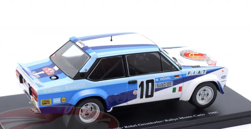 1/24 Altaya 1980 Fiat 131 Abarth #10 Winner Rallye Monte Carlo Fiat Italia Walter Röhrl, Christian Geistdörfer Car Model