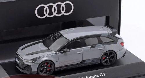 1/43 Dealer Edition 2024 Audi RS6 RS 6 Avant GT (C8) (Nardo Grey) Car Model