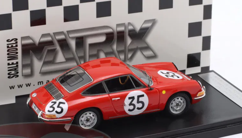 1/43 Matrix 1966 Porsche 911S #35 24h LeMans Jacques Dewez Jacques Dewez, Jean Kerguen Car Model 1/43 Matrix 1966 Porsche 911S #35 24h LeMans Jacques Dewez Jacques Dewez, Jean Kerguen Car Model
