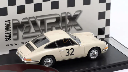1/43 Matrix 1966 Porsche 911S #32 Test 24h LeMans Car Model 1/43 Matrix 1966 Porsche 911S #32 Test 24h LeMans Car Model