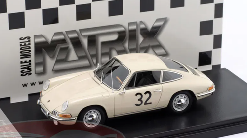 1/43 Matrix 1966 Porsche 911S #32 Test 24h LeMans Car Model 1/43 Matrix 1966 Porsche 911S #32 Test 24h LeMans Car Model