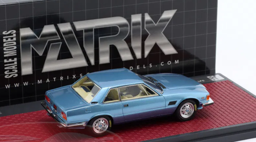 1/43 Matrix 1972 DeTomaso Longchamp Series One (Blue Metallic) Car Model 1/43 Matrix 1972 DeTomaso Longchamp Series One (Blue Metallic) Car Model