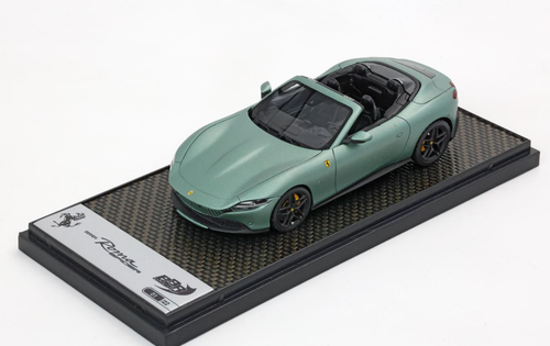 1/43 BBR Ferrari Roma Spider (Medium Green Matte with Red Brakes) Car Model Limited 21 Pieces 1/43 BBR Ferrari Roma Spider (Medium Green Matte with Red Brakes) Car Model Limited 21 Pieces