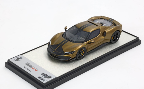 1/43 BBR Ferrari 296 Assetto Fiorano (Verde Volterra Gloss Bronze) Car Model Limited 20 Pieces 1/43 BBR Ferrari 296 Assetto Fiorano (Verde Volterra Gloss Bronze) Car Model Limited 20 Pieces