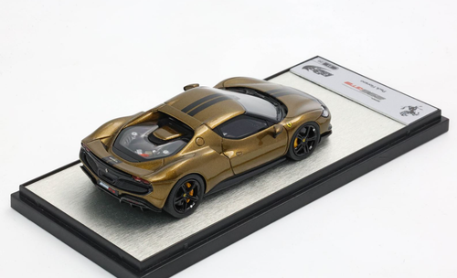 1/43 BBR Ferrari 296 Assetto Fiorano (Verde Volterra Gloss Bronze) Car Model Limited 20 Pieces 1/43 BBR Ferrari 296 Assetto Fiorano (Verde Volterra Gloss Bronze) Car Model Limited 20 Pieces