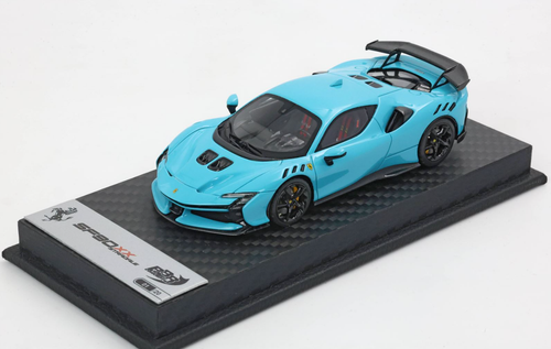 1/43 BBR Ferrari SF90 XX Stradale (Baby Blue) Car Model Limited 20 Pieces 1/43 BBR Ferrari SF90 XX Stradale (Baby Blue) Car Model Limited 20 Pieces