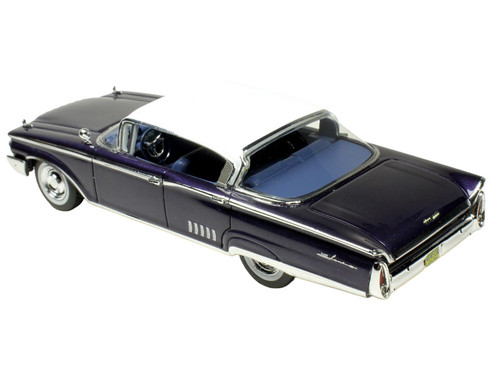 1960 Mercury Park Lane 4 Door Sedan Marine Blue Metallic with White Top and Blue Interior Limited Edition to 200 pieces Worldwide 1/43 Model Car by Goldvarg Collection 1960 Mercury Park Lane 4 Door Sedan Marine Blue Metallic with White Top and Blue Interior Limited Edition to 200 pieces Worldwide 1/43 Model Car by Goldvarg Collection