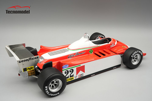 1/18 Tecnomodel Alfa Romeo 179 1980 Olanda GP Driver: Vittorio Brambilla Limited Edition Car Model