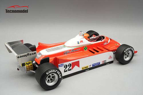1/18 Tecnomodel Alfa Romeo 179 1980 Olanda GP Driver: Vittorio Brambilla  Limited Edition Car Model