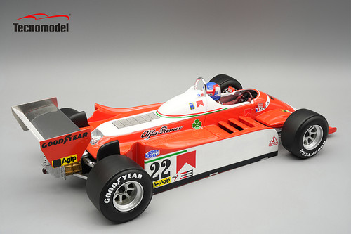 1/18 Tecnomodel Alfa Romeo 179 1980 Monaco GP Driver: P. Depailler Limited Edition Car Model 1/18 Tecnomodel Alfa Romeo 179 1980 Monaco GP Driver: P. Depailler Limited Edition Car Model