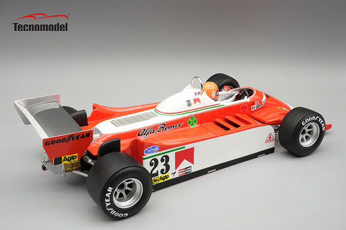 1/18 Tecnomodel 1980 Alfa Romeo 179 1980 Monaco GP Driver: Bruno Giacomelli Limited Edition Car Model 1/18 Tecnomodel 1980 Alfa Romeo 179 1980 Monaco GP Driver: Bruno Giacomelli Limited Edition Car Model