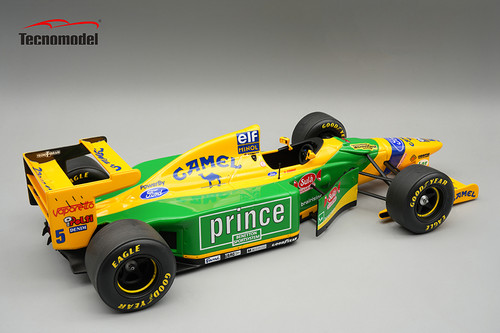 1/18 Tecnomodel Benetton B193A 1993 Hungarian GP Driver: Michael Schumacher Limited Edition Car Model 1/18 Tecnomodel Benetton B193A 1993 Hungarian GP Driver: Michael Schumacher Limited Edition Car Model