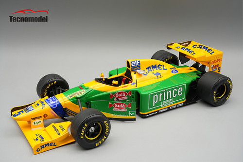 1/18 Tecnomodel Benetton B193A 1993 Hungarian GP Driver: Michael Schumacher Limited Edition Car Model 1/18 Tecnomodel Benetton B193A 1993 Hungarian GP Driver: Michael Schumacher Limited Edition Car Model