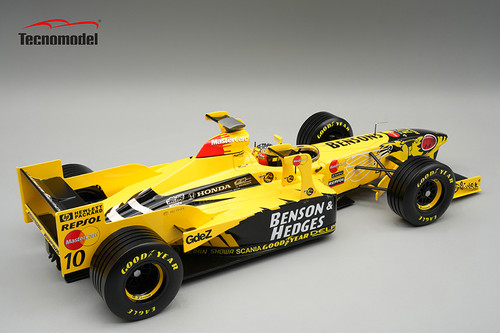 1/18 Tecnomodel 1998 Jordan Honda 198 1998 Imola GP Driver: Ralf Schumacher Car #10 Limited Edition Car Model