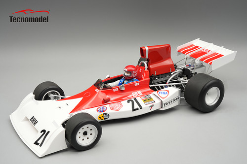 1/18 Tecnomodel BRM P160E 1973 Monza GP Driver: Niki Lauda Car #21 Limited Edition Car Model with Driver Figure 1/18 Tecnomodel BRM P160E 1973 Monza GP Driver: Niki Lauda Car #21 Limited Edition Car Model with Driver Figure