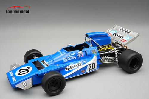 1/18 Tecnomodel Matra MS120B 1971 Spain GP Driver: C. Amon Limited Edition Car Model 1/18 Tecnomodel Matra MS120B 1971 Spain GP Driver: C. Amon Limited Edition Car Model