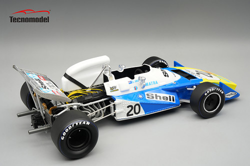 1/18 Tecnomodel Matra MS120B 1971 French GP Driver: C. Amon Limited Edition Car Model 1/18 Tecnomodel Matra MS120B 1971 French GP Driver: C. Amon Limited Edition Car Model