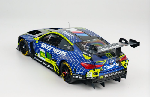 1/18 Minichamps 2025 BMW M4 GT3 Evo Team WRT Valentina Rossi, Ahmad Al Harthy, Kevin Van Der Linde 24H Le Mans Diecast Car Model