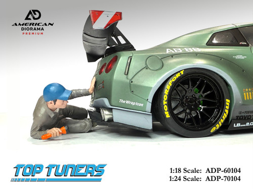 1/24 American Diorama 3D Series Top Tuner-4 Figure Diorama (model car NOT included) 1/24 American Diorama 3D Series Top Tuner-4 Figure Diorama (model car NOT included)