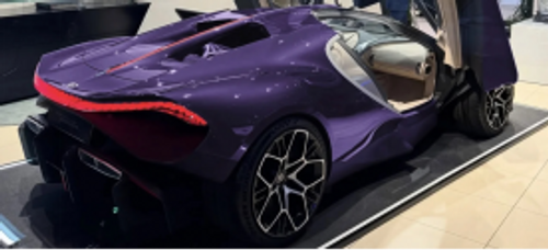 1/64 HH Model Bugatti Tourbillon (Metallic Violet Purple) Car Model 1/64 HH Model Bugatti Tourbillon (Metallic Violet Purple) Car Model