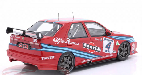 1/18 Mitica 1992 Alfa Romeo 155 GTA #4 Winner Monza Superturismo Alessandro Nannini Car Model 1/18 Mitica 1992 Alfa Romeo 155 GTA #4 Winner Monza Superturismo Alessandro Nannini Car Model