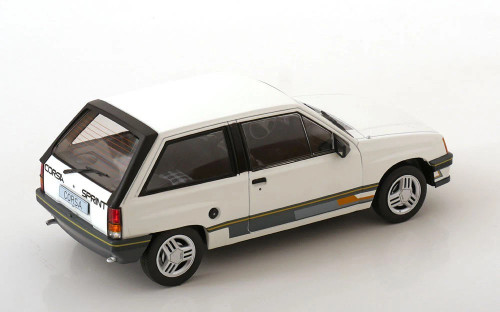1/18 ModelCarGroup Opel Corsa A Sprint (White) Diecast Car Model 1/18 ModelCarGroup Opel Corsa A Sprint (White) Diecast Car Model