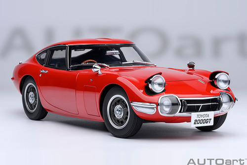 1/18 AUTOart 1967 Toyota 2000GT (Red) Car Model 1/18 AUTOart 1967 Toyota 2000GT (Red) Car Model