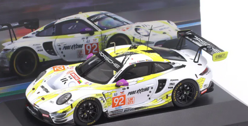 1/43 Ixo 2024 Porsche 911 GT3 R #92 24h LeMans Manthey PureRxcing Klaus Bachler, Alex Malykhin, Joel Sturm Diecast Car Model
