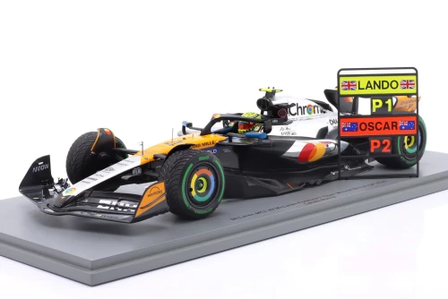 1/18 Spark 2025 Formula 1 McLaren MCL39 Winner British GP #4 Lando Norris Car Model