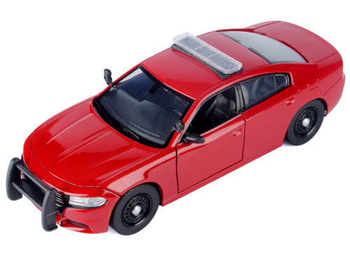 2023 Dodge Charger Pursuit Police Car Red "Law Enforcement and Public Service" Series 1/24 Diecast Model Car by Motormax 2023 Dodge Charger Pursuit Police Car Red "Law Enforcement and Public Service" Series 1/24 Diecast Model Car by Motormax
