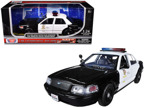 2010 Ford Crown Victoria LAPD Los Angeles Police Department Car 1/24 Diecast Car Model by Motormax 2010 Ford Crown Victoria LAPD Los Angeles Police Department Car 1/24 Diecast Car Model by Motormax