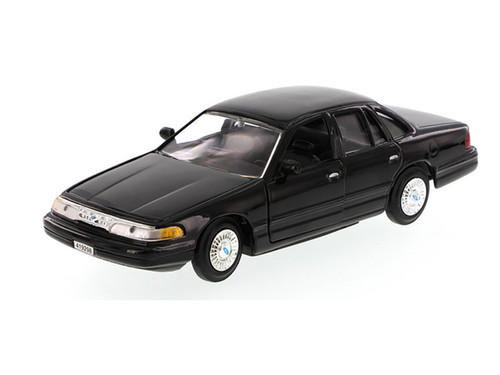 1998 Ford Crown Victoria Black 1/24 Diecast Model Car by Motormax 1998 Ford Crown Victoria Black 1/24 Diecast Model Car by Motormax