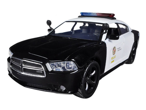 2011 Dodge Charger Pursuit LAPD Los Angeles Police Department Car 1/24 Diecast Car Model by Motormax 2011 Dodge Charger Pursuit LAPD Los Angeles Police Department Car 1/24 Diecast Car Model by Motormax
