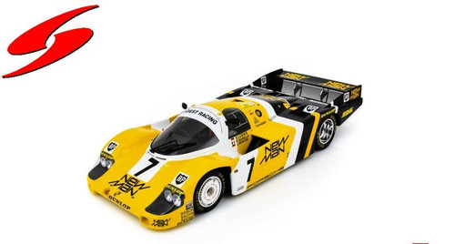 1/12 Spark Porsche 956 No.7 Winner Le Mans 24H 1985 K. Ludwig - J. Winter - P. Barilla Car Model 1/12 Spark Porsche 956 No.7 Winner Le Mans 24H 1985 K. Ludwig - J. Winter - P. Barilla Car Model