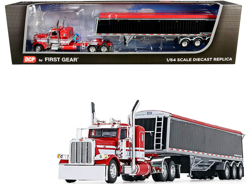Peterbilt 389 with Sleeper Cab and Talbert 5553TA Tri-Axle Trailer