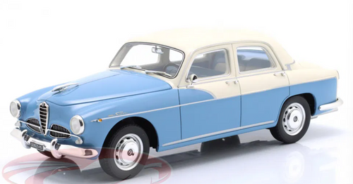 1/18 Cult Scale Models 1958 Alfa Romeo 1900 Super Berlina (Blue & White) Car Model 1/18 Cult Scale Models 1958 Alfa Romeo 1900 Super Berlina (Blue & White) Car Model