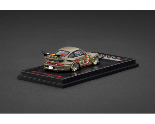 1/64 Ignition Model Porsche 911 Rauh-Welt Begriff RWB 993 (Matte Green) Car Model 1/64 Ignition Model Porsche 911 Rauh-Welt Begriff RWB 993 (Matte Green) Car Model