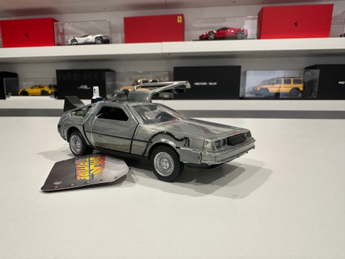1/32 Jada Back To The Future Time Machine DMC DeLorean Diecast Car Model (new no retail box)
