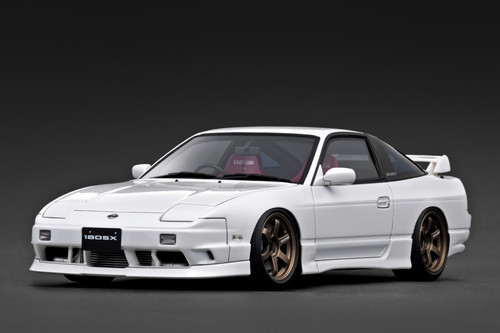 1/18 Ignition Model Nissan 180SX TYPE X (RPS13) (White) Car Model 1/18 Ignition Model Nissan 180SX TYPE X (RPS13) (White) Car Model